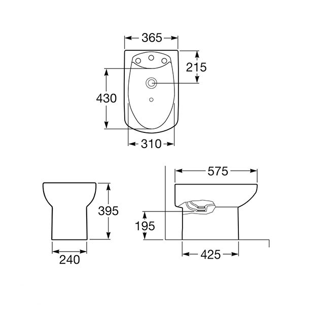 DAMA SENSO BIDET 3AG en IMEPHO